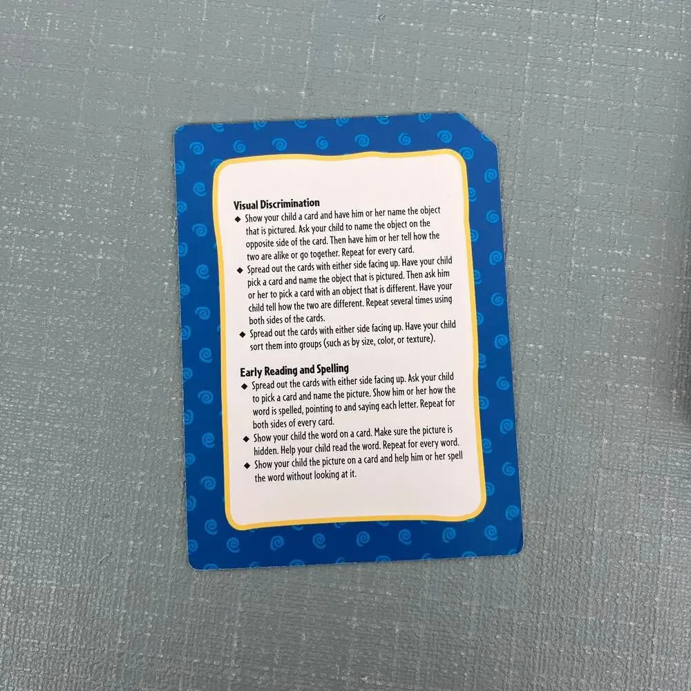 Vintage Blue Clues In My House First Words Flashcards Set 2003 Viacom Nick Jr